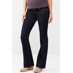 GAP Maternity Sexy Bootcut Dark Wash Blue Jeans 26/2a